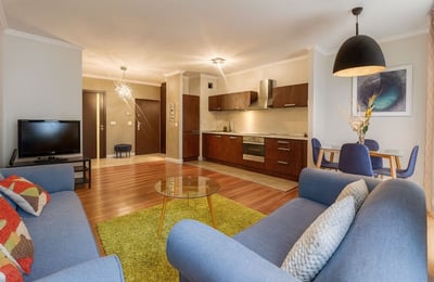 Location d’un appartement confortable de 3 pièces au centre de Gdańsk, Pologne